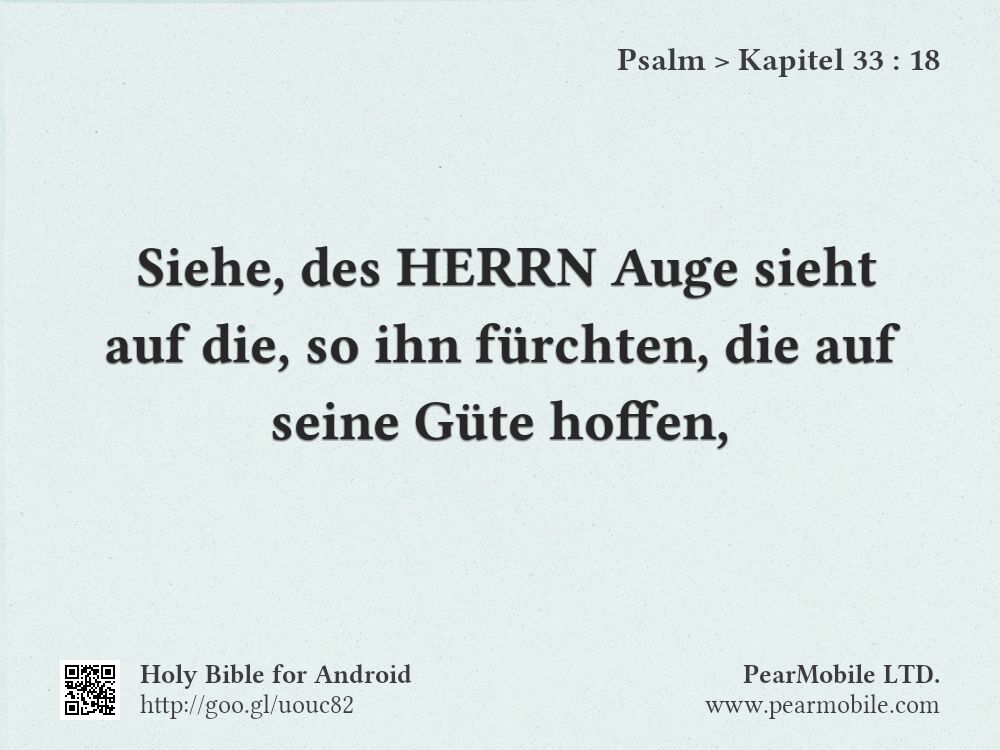 Psalm, Kapitel 33:18